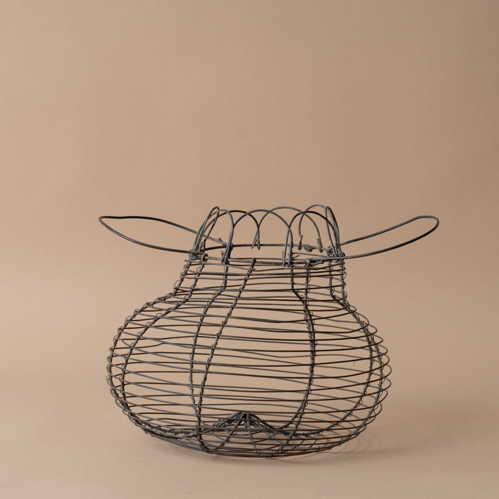 Vintage Wire Egg Basket - Rug & Weave
