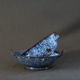 Vintage Splatter Enamelware Colander VINTAGE - colander Rug & Weave