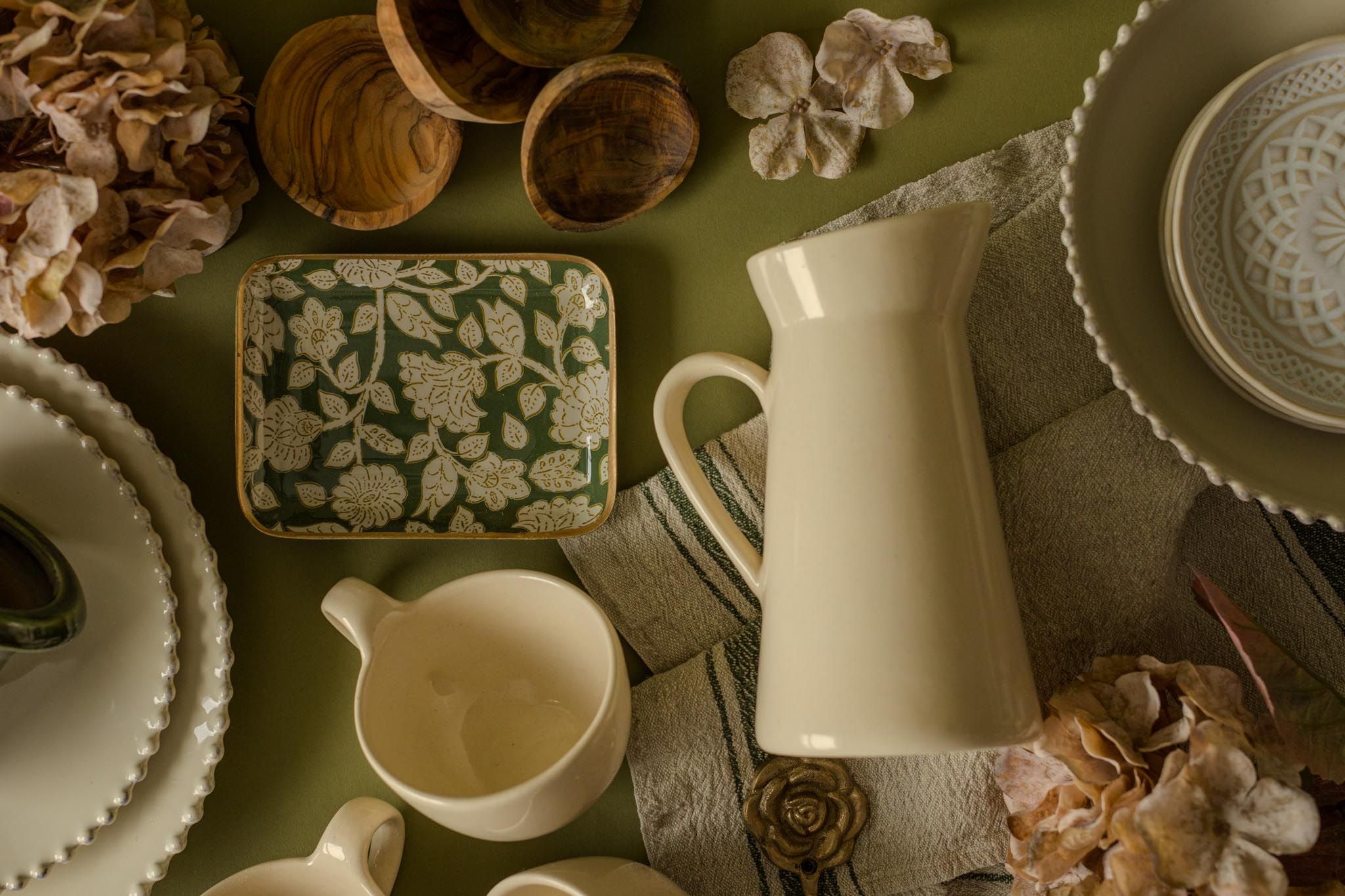 Olive Wood Pinch Bowl pinch bowl DANICA (Faire)