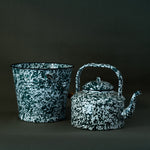 Vintage Splatterware Pail 0-a-VINTAGE-pot Rug & Weave