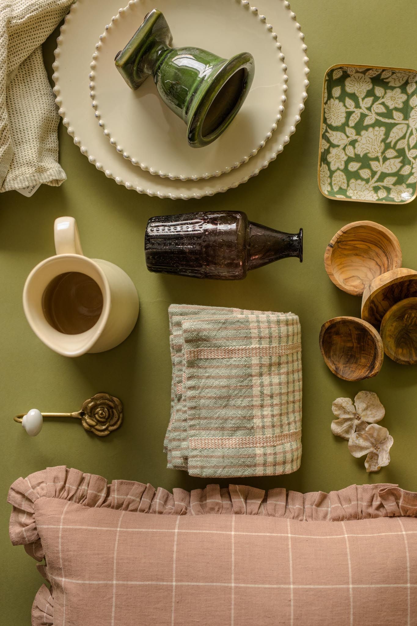 Olive Wood Pinch Bowl pinch bowl DANICA (Faire)