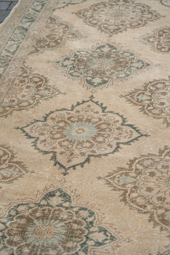 4'10" x 13'3" Vintage Oushak Rug RUGS - vintage Rug & Weave Rugs