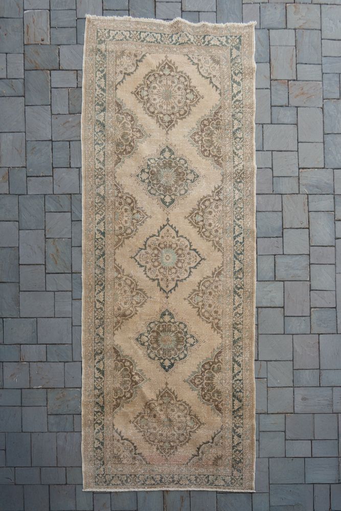 4'10" x 13'3" Vintage Oushak Rug RUGS - vintage Rug & Weave Rugs