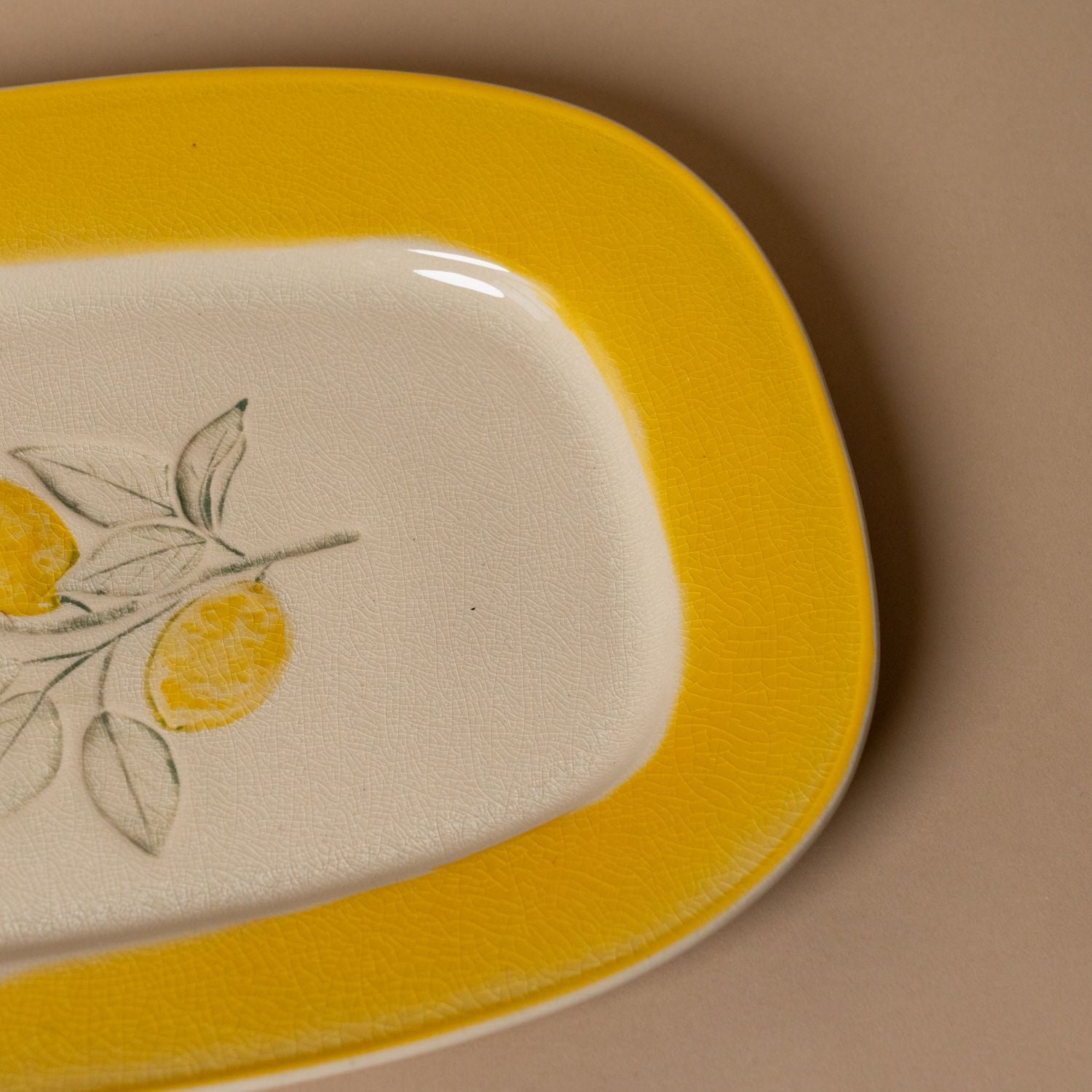 Stoneware Lemons Plate - Rug & Weave