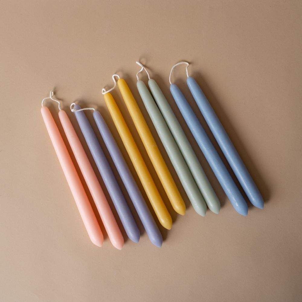 Classic Beeswax Taper Candles candle Mo&Co Home (Faire)