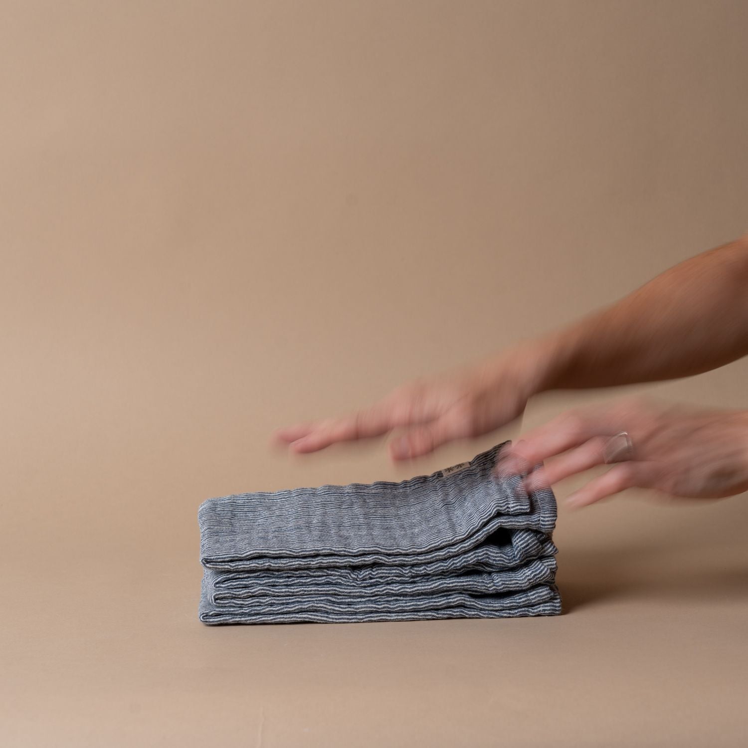 Blue Stripe Double Cloth Napkin - Rug & Weave