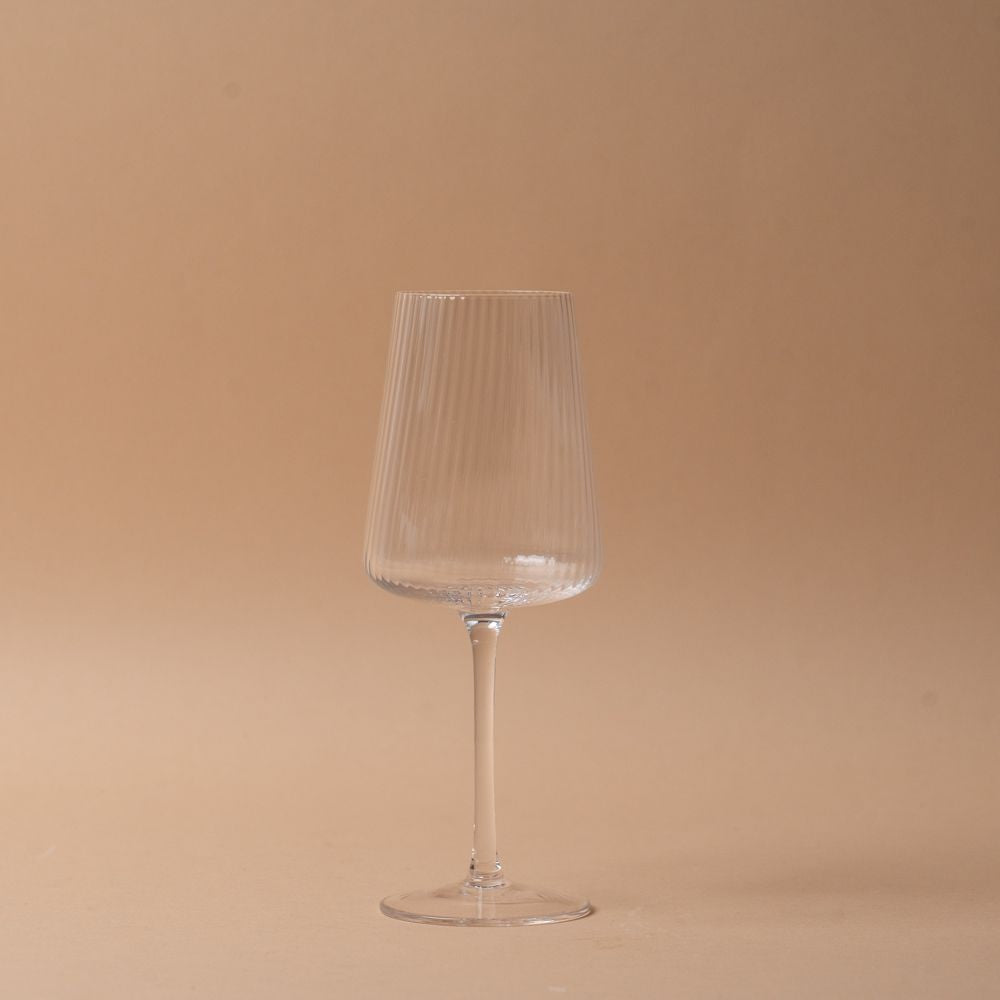 Ribbed Wine Glass wine glass Abbott Collection