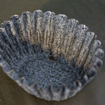 Vintage Pleated Enamelware Dish 0-VINTAGE - bowl Rug & Weave