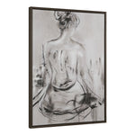 "Evangeline" Framed Canvas ARTWORK - painting Renwil