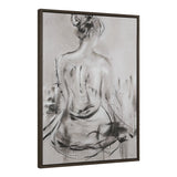 "Evangeline" Framed Canvas ARTWORK - painting Renwil