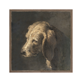 "Moody Dog" Framed Art Print ARTWORK - framed print Celadon Art