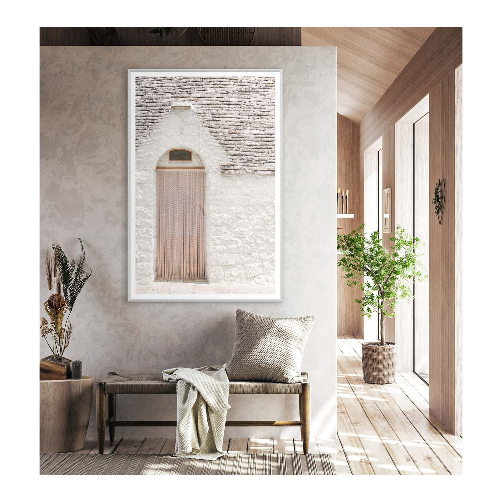 "Italian Doorway" Framed Art Print ARTWORK - framed print Celadon Art