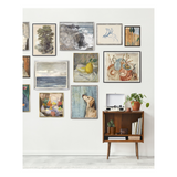 "Waiting Dog Portrait" Framed Art Print ARTWORK - framed print Celadon Art