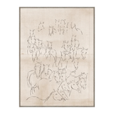 "Herd of Horses" Framed Art Print ARTWORK - framed print Celadon Art