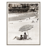 "Vintage Beach Vacation" Framed Art Print ARTWORK - framed print Celadon Art