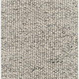 Lucy Charcoal Handwoven Rug RUGS - wool Surya