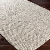 Lucy Charcoal Handwoven Rug RUGS - wool Surya