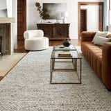 Lucy Charcoal Handwoven Rug RUGS - wool Surya