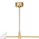 Vest Chandelier (White and Natural Brass) Chandelier Regina Andrew