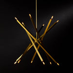 Viper Chandelier (Natural Brass) Chandelier Regina Andrew
