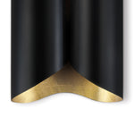 Coil Metal Sconce Large (Black and Gold) Wall Sconces Regina Andrew