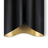 Coil Metal Sconce Large (Black and Gold) Wall Sconces Regina Andrew