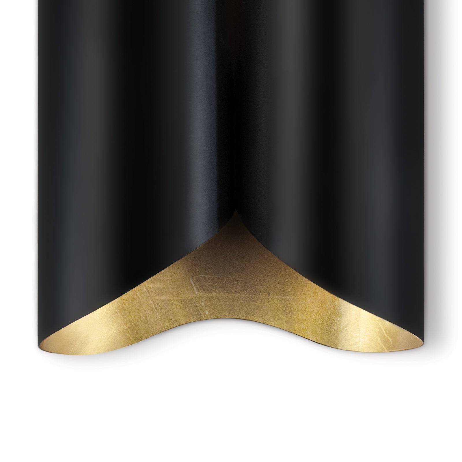 Coil Metal Sconce Large (Black and Gold) Wall Sconces Regina Andrew