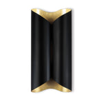 Coil Metal Sconce Large (Black and Gold) Wall Sconces Regina Andrew
