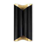 Coil Metal Sconce Large (Black and Gold) Wall Sconces Regina Andrew