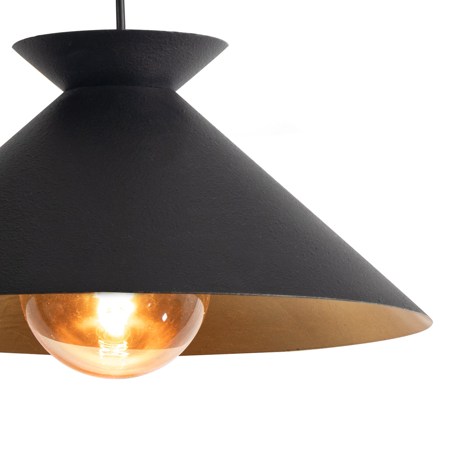 Viggo Pendant Small (Black and Gold) Pendants Regina Andrew