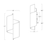 Folio Sconce (Black and Gold) Wall Sconces Regina Andrew