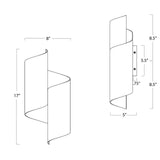 Folio Sconce (Black and Gold) Wall Sconces Regina Andrew