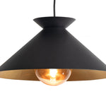 Viggo Pendant Small (Black and Gold) Pendants Regina Andrew