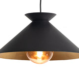 Viggo Pendant Small (Black and Gold) Pendants Regina Andrew