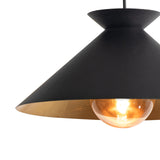 Viggo Pendant Small (Black and Gold) Pendants Regina Andrew