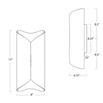 Coil Metal Sconce Large (Black and Gold) Wall Sconces Regina Andrew