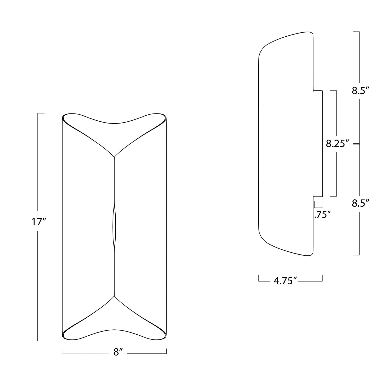 Coil Metal Sconce Large (Black and Gold) Wall Sconces Regina Andrew