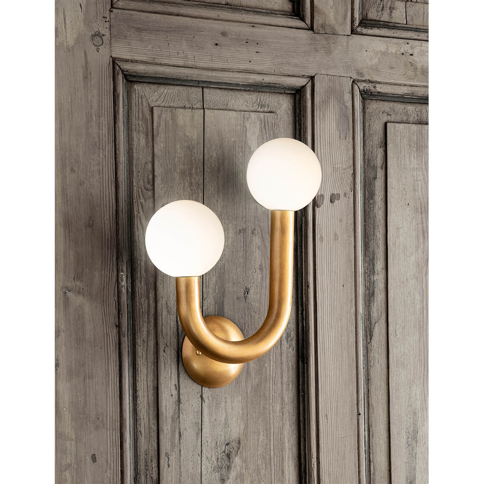 Happy Sconce Left Side (Natural Brass) Wall Sconces Regina Andrew