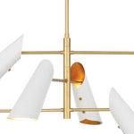 Vest Chandelier (White and Natural Brass) Chandelier Regina Andrew