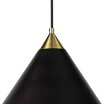 STORE FIXTURE - Hilton Pendant - Black/Brass LIGHTING - store fixture Regina Andrew