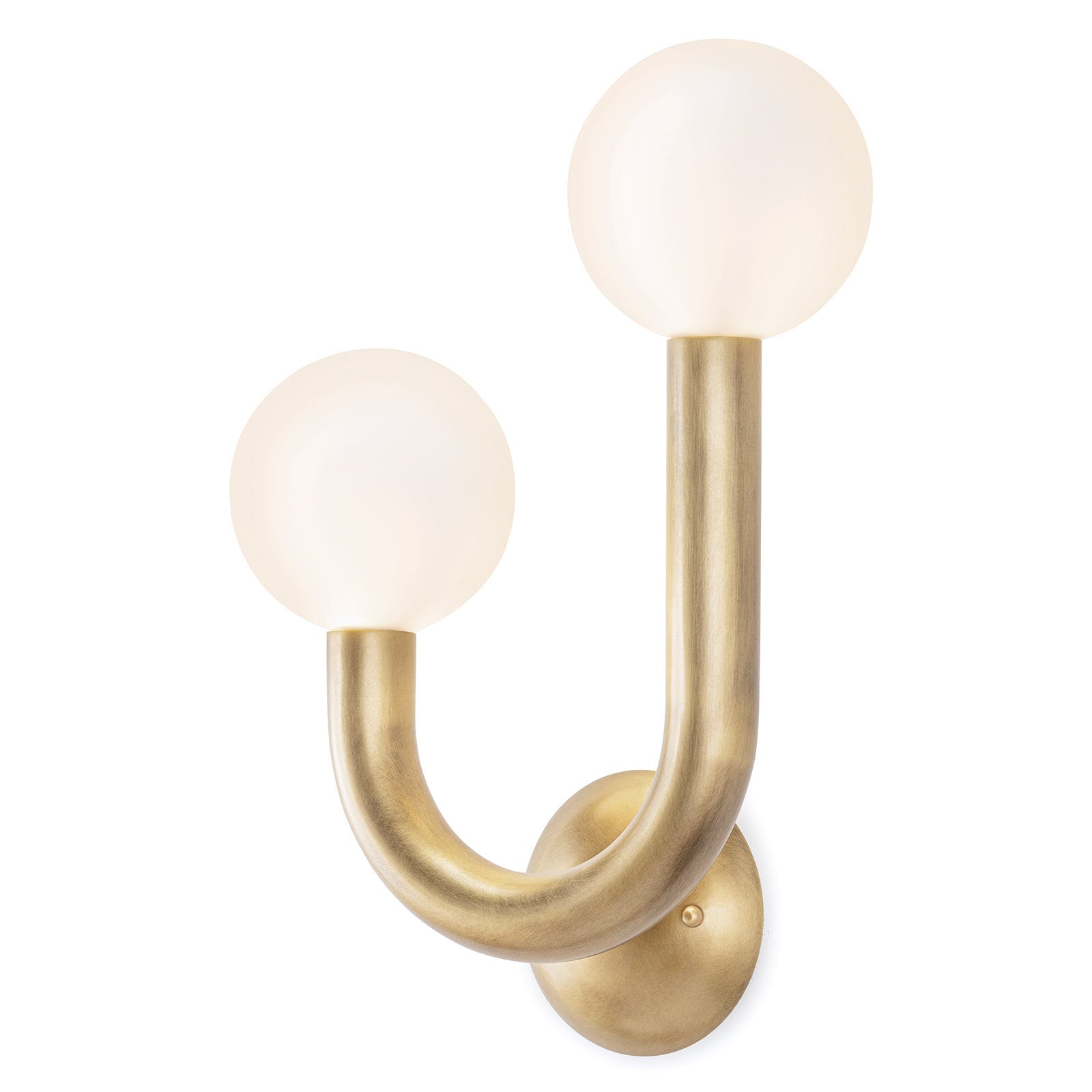 Happy Sconce Right Side (Natural Brass) Wall Sconces Regina Andrew