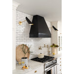 Vest Single Arm Sconce (Blackened Brass and Natural Brass) Wall Sconces Regina Andrew