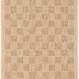 Mitchell Natural Checkered Outdoor Rug 0-patterned rugs Surya