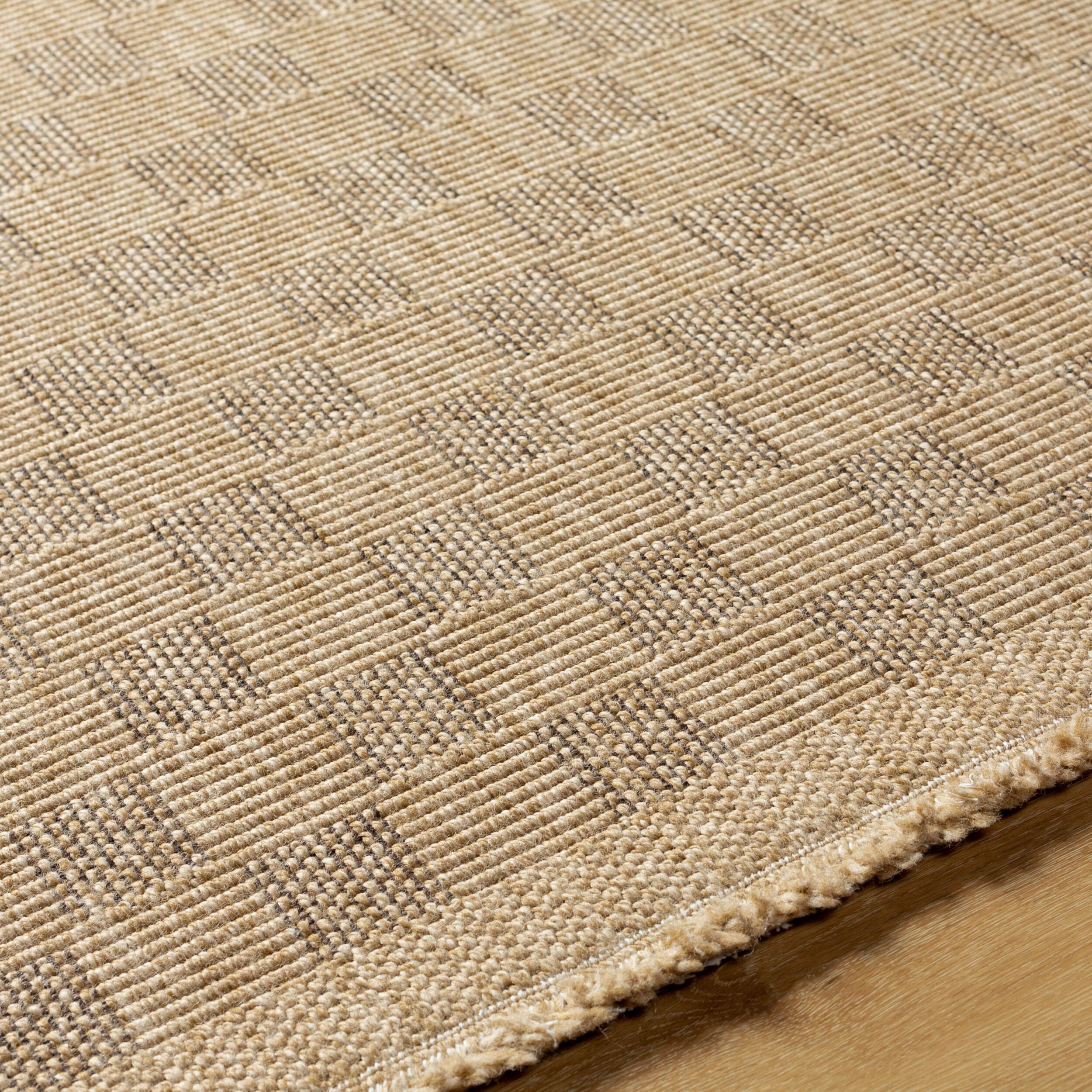 Mitchell Natural Checkered Outdoor Rug 0-patterned rugs Surya