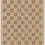 Mitchell Charcoal / Natural Checkered Outdoor Rug 0-patterned rugs Surya