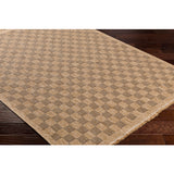 Mitchell Charcoal / Natural Checkered Outdoor Rug 0-patterned rugs Surya