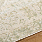 Once Upon a Time Natural / Moss Rug RUGS - wool Surya