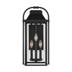 Wellsworth Medium Lantern LIGHTING - outdoor fixture Visual Comfort Textured Black