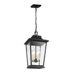 Warren Hanging Lantern LIGHTING - outdoor fixture Visual Comfort Textured Black
