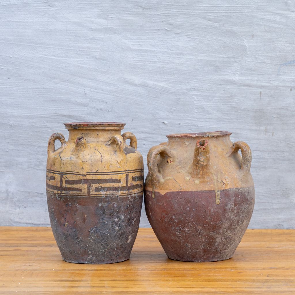 Vintage Jar with Handles 0-a-VINTAGE-pot Blue Ocean Traders